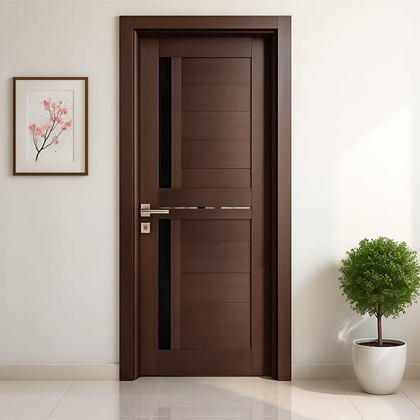 باب داخلي تركي موديل أوكراني، حلق اكليرك، بني 904 (904-B-1)